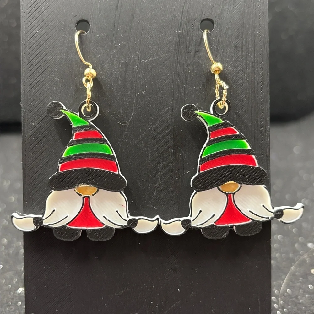 Christmas Gnome Earrings 🎄🎅✨
